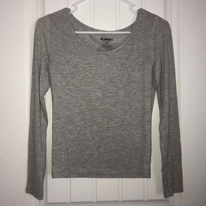Grey Long Sleeve Shirt